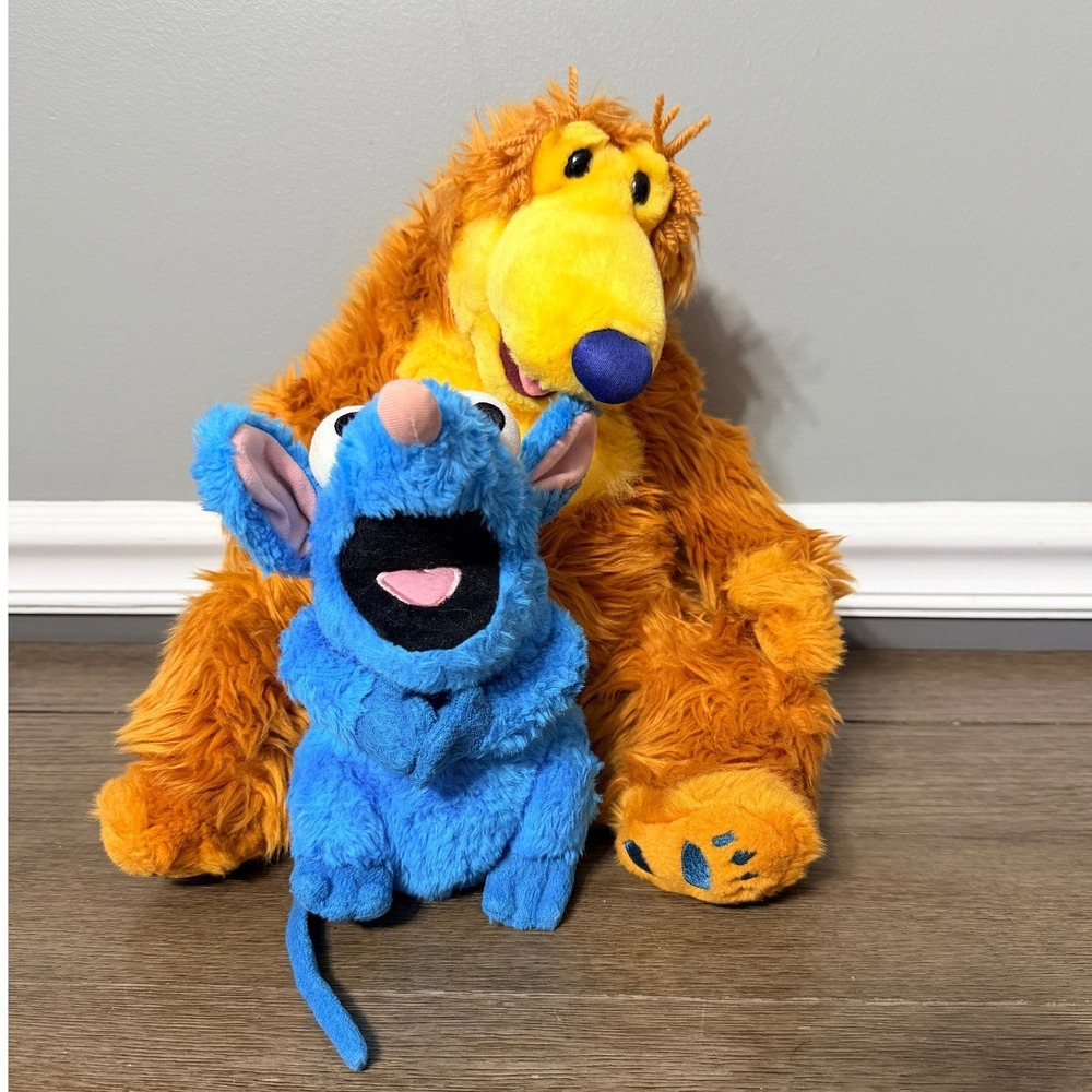 Bear in the Big Blue House Tutter Plush Set Jim Henson Disney Vintage